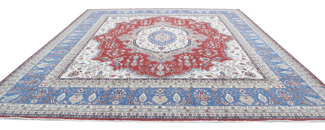 Hand Knotted Royal Kazak Wool Rug 13' 8" x 15' 7" - No. AT37319