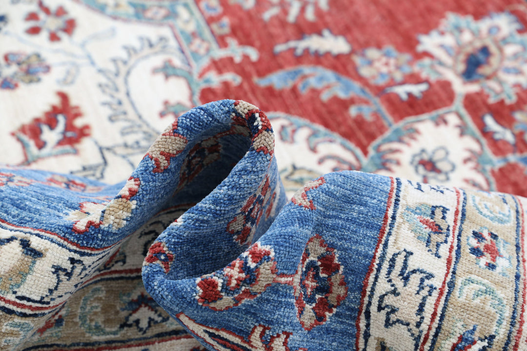 Hand Knotted Royal Kazak Wool Rug 13' 8" x 15' 7" - No. AT37319