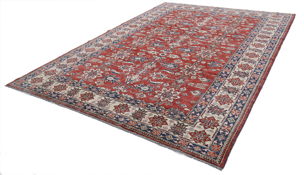 Hand Knotted Royal Kazak Wool Rug 8' 4" x 11' 8" - No. AT32450