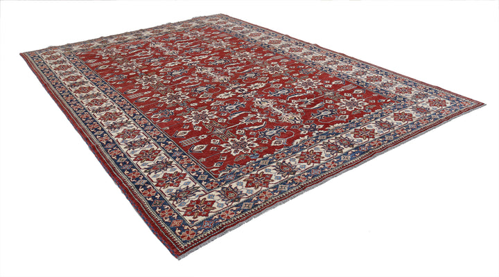 Hand Knotted Royal Kazak Wool Rug 8' 4" x 11' 8" - No. AT32450