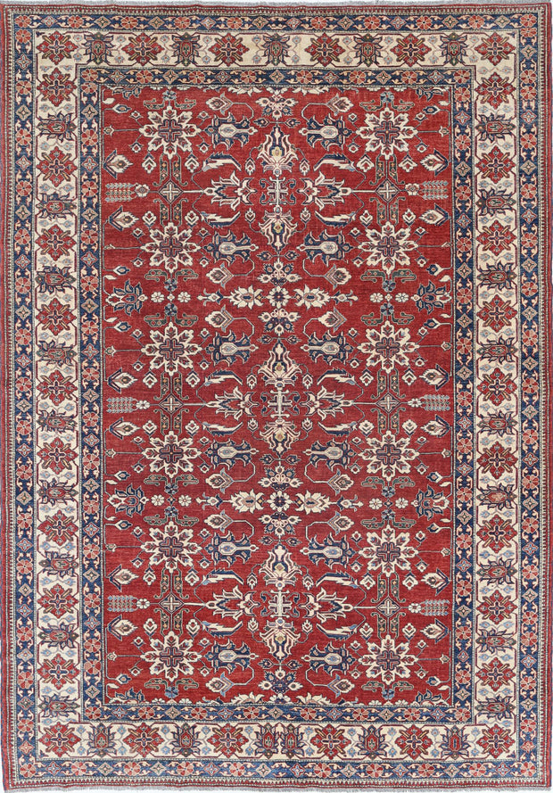 Hand Knotted Royal Kazak Wool Rug 8' 4" x 11' 8" - No. AT32450