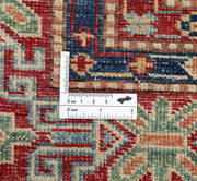 Hand Knotted Royal Kazak Wool Rug 4' 0" x 6' 1" - No. AT73499