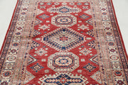 Hand Knotted Royal Kazak Wool Rug 3' 10" x 5' 9" - No. AT40367