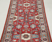 Hand Knotted Royal Kazak Wool Rug 2' 6" x 11' 4" - No. AT94974