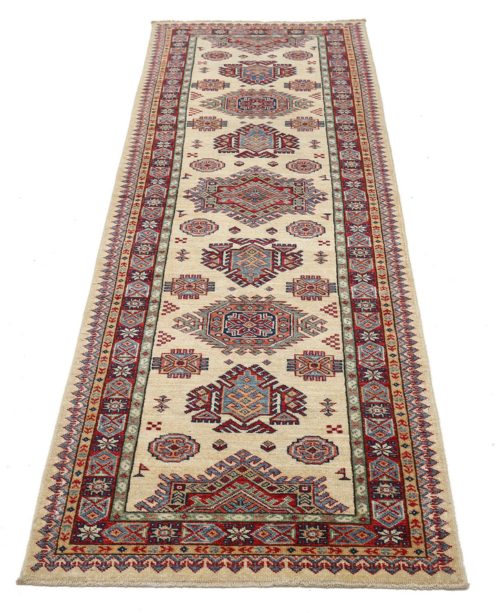 Hand Knotted Royal Kazak Wool Rug 2' 7" x 8' 4" - No. AT73754