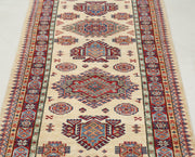 Hand Knotted Royal Kazak Wool Rug 2' 7" x 8' 4" - No. AT73754