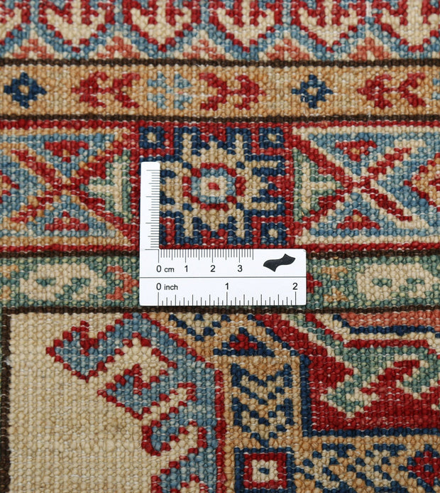 Hand Knotted Royal Kazak Wool Rug 2' 7" x 8' 4" - No. AT73754