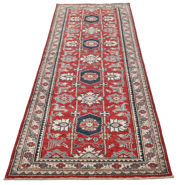 Hand Knotted Royal Kazak Wool Rug 3' 0" x 8' 6" - No. AT98508