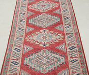 Hand Knotted Royal Kazak Wool Rug 2' 6" x 9' 10" - No. AT86387