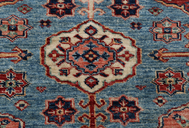 Hand Knotted Royal Kazak Wool Rug 3' 11" x 5' 5" - No. AT93625