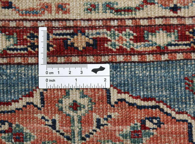 Hand Knotted Royal Kazak Wool Rug 3' 11" x 5' 5" - No. AT93625