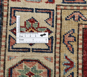 Hand Knotted Royal Kazak Wool Rug 4' 2" x 5' 9" - No. AT61448