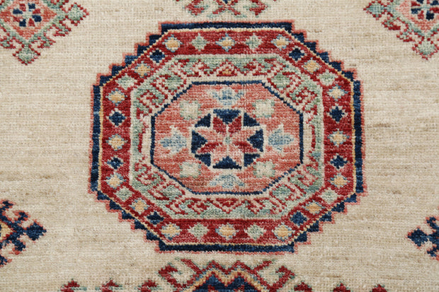 Hand Knotted Royal Kazak Wool Rug 3' 10" x 6' 3" - No. AT81548