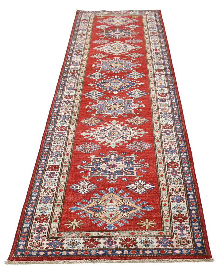 Hand Knotted Royal Kazak Wool Rug 2' 8" x 9' 6" - No. AT39781