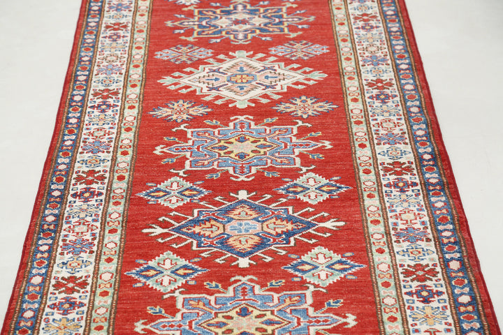 Hand Knotted Royal Kazak Wool Rug 2' 8" x 9' 6" - No. AT39781