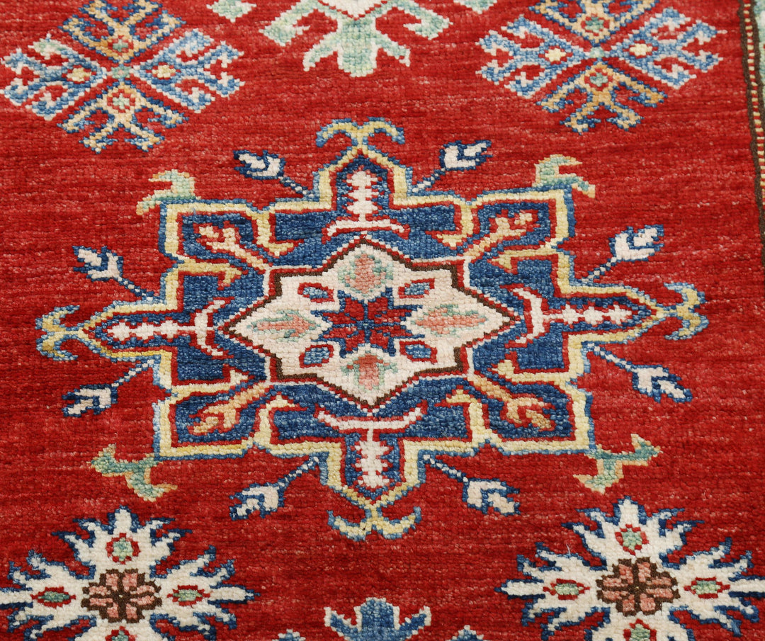 Hand Knotted Royal Kazak Wool Rug 2' 8" x 9' 6" - No. AT39781
