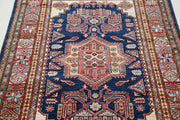 Hand Knotted Royal Kazak Wool Rug 3' 11" x 5' 9" - No. AT72253