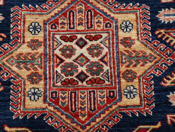 Hand Knotted Royal Kazak Wool Rug 3' 11" x 5' 9" - No. AT72253