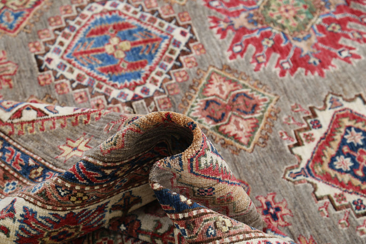 Hand Knotted Royal Kazak Wool Rug 9' 10" x 13' 5" - No. AT41251