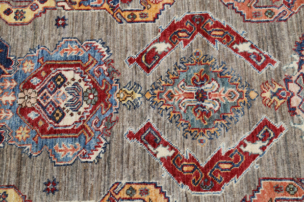 Hand Knotted Royal Kazak Wool Rug 9' 2" x 12' 3" - No. AT48764