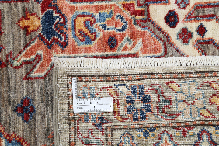 Hand Knotted Royal Kazak Wool Rug 9' 2" x 12' 3" - No. AT48764