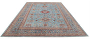 Hand Knotted Royal Kazak Wool Rug 8' 9" x 12' 3" - No. AT77811