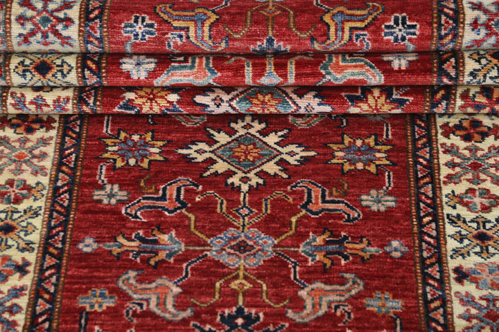 Hand Knotted Royal Kazak Wool Rug 2' 7" x 23' 0" - No. AT11139