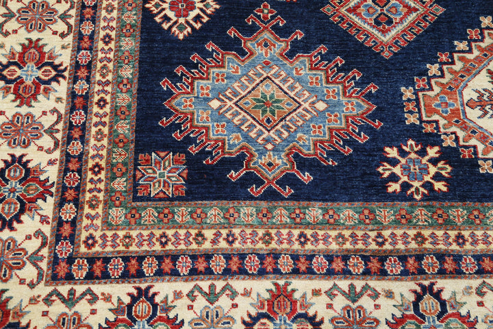 Hand Knotted Royal Kazak Wool Rug 9' 9" x 13' 9" - No. AT92583