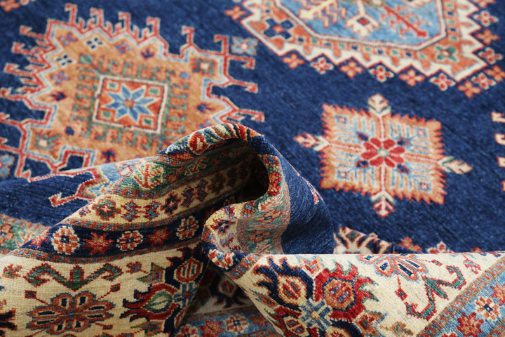 Hand Knotted Royal Kazak Wool Rug 9' 9" x 13' 9" - No. AT92583