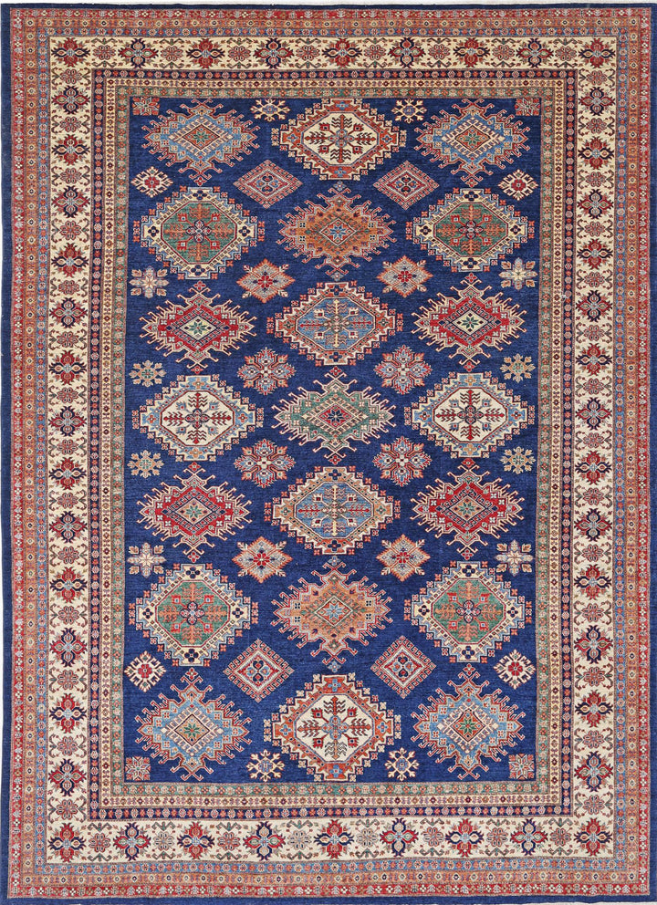 Hand Knotted Royal Kazak Wool Rug 9' 9" x 13' 9" - No. AT92583