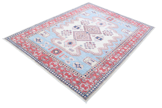 Hand Knotted Royal Kazak Wool Rug 5' 1" x 6' 9" - No. AT10476