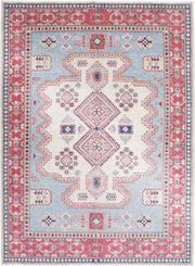 Hand Knotted Royal Kazak Wool Rug 5' 1" x 6' 9" - No. AT10476