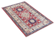 Hand Knotted Royal Kazak Wool Rug 2' 8" x 4' 2" - No. AT42016