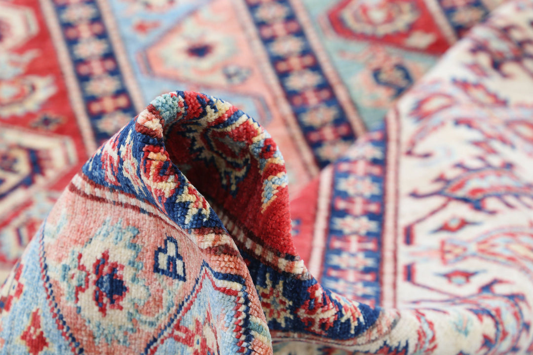 Hand Knotted Royal Kazak Wool Rug 5' 6" x 7' 4" - No. AT65648