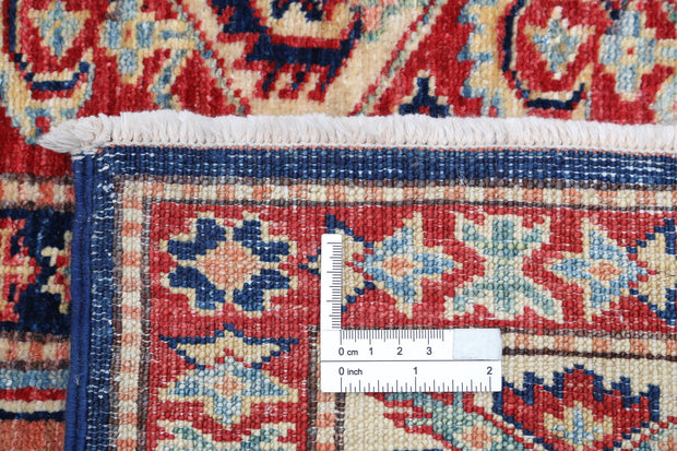 Hand Knotted Royal Kazak Wool Rug 5' 6" x 7' 4" - No. AT65648