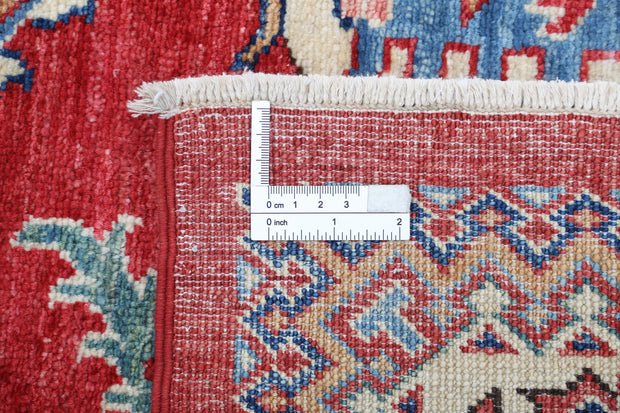 Hand Knotted Royal Kazak Wool Rug 5' 1" x 6' 8" - No. AT77006