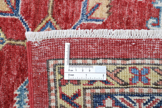Hand Knotted Royal Kazak Wool Rug 6' 6" x 9' 8" - No. AT68361