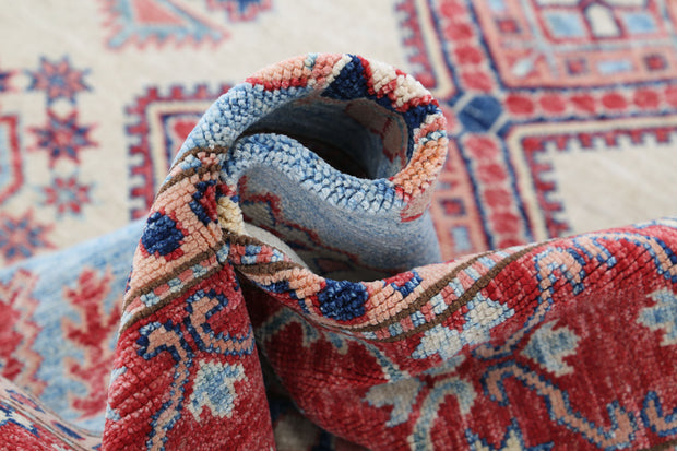 Hand Knotted Royal Kazak Wool Rug 5' 1" x 6' 9" - No. AT16483