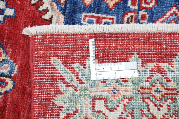 Hand Knotted Royal Kazak Wool Rug 5' 9" x 8' 5" - No. AT10129