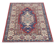 Hand Knotted Royal Kazak Wool Rug 2' 10" x 3' 11" - No. AT60410