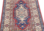 Hand Knotted Royal Kazak Wool Rug 2' 10" x 3' 11" - No. AT60410