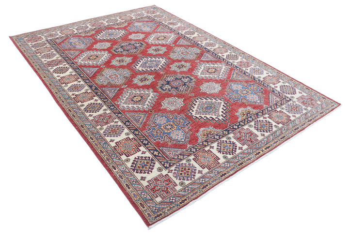 Hand Knotted Royal Kazak Wool Rug 6' 0" x 8' 7" - No. AT58924