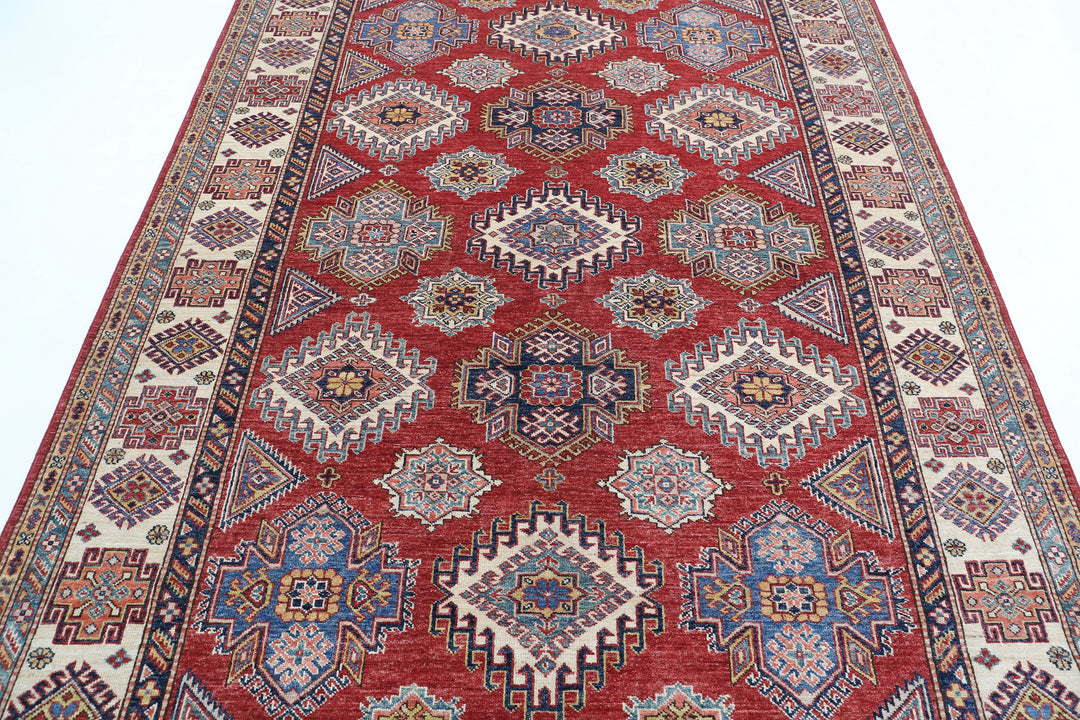 Hand Knotted Royal Kazak Wool Rug 6' 0" x 8' 7" - No. AT58924