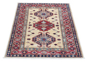 Hand Knotted Royal Kazak Wool Rug 2' 11" x 4' 1" - No. AT22008