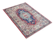 Hand Knotted Royal Kazak Wool Rug 2' 10" x 4' 1" - No. AT21820