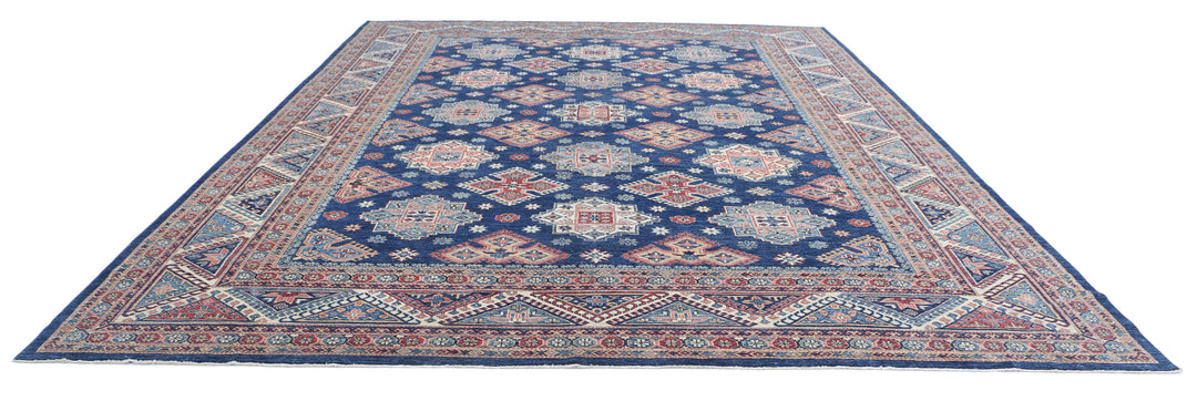 Hand Knotted Royal Kazak Wool Rug 11' 10" x 15' 4" - No. AT20271