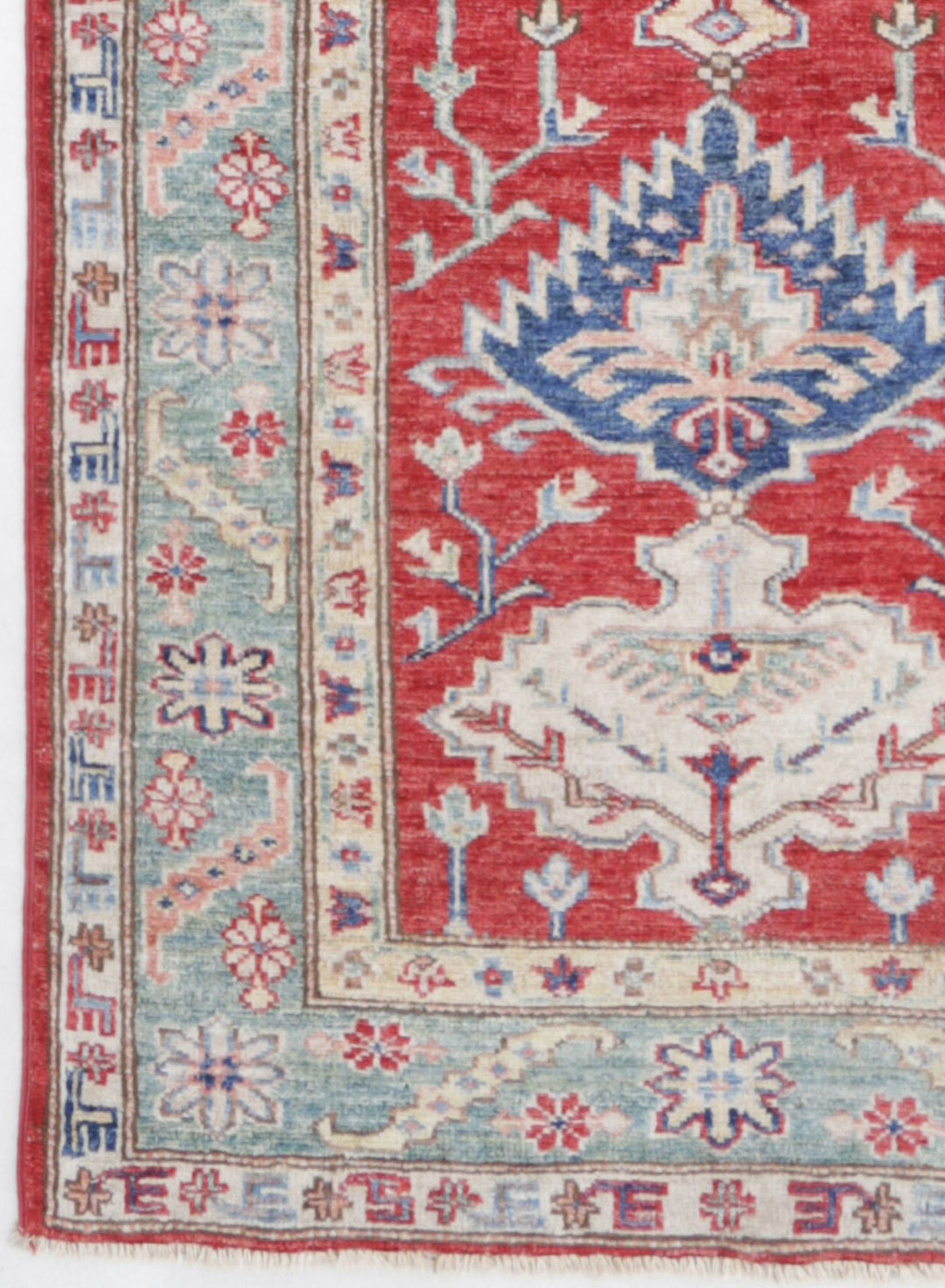 Hand Knotted Royal Kazak Wool Rug 2' 7" x 10' 1" - No. AT81772