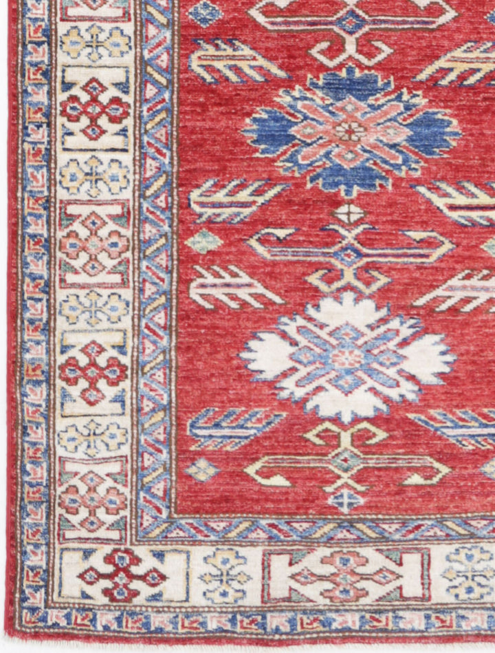 Hand Knotted Royal Kazak Wool Rug 2' 9" x 10' 2" - No. AT68617