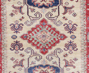 Hand Knotted Royal Kazak Wool Rug 3' 10" x 5' 5" - No. AT13171