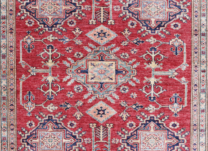Hand Knotted Royal Kazak Wool Rug 5' 5" x 7' 11" - No. AT92527